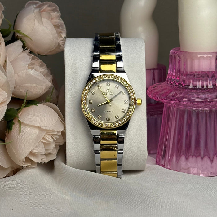 CITRON Diamond-Styled Luxury Watch