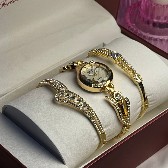 Forever Time Gold Luxe Set  , Bridal Divine