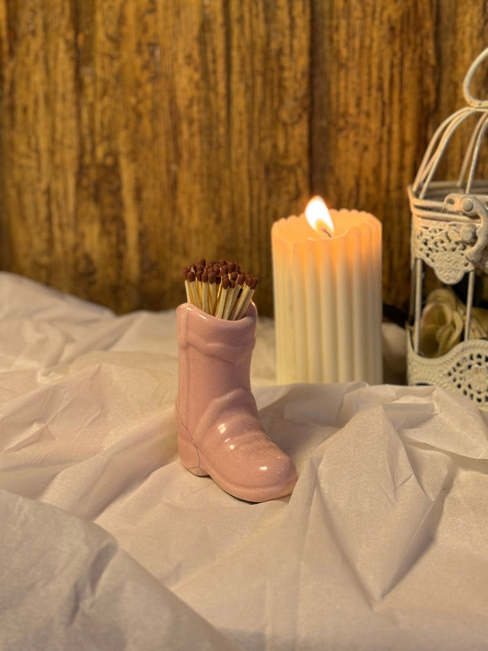 Pink MatchStick Holder🎀