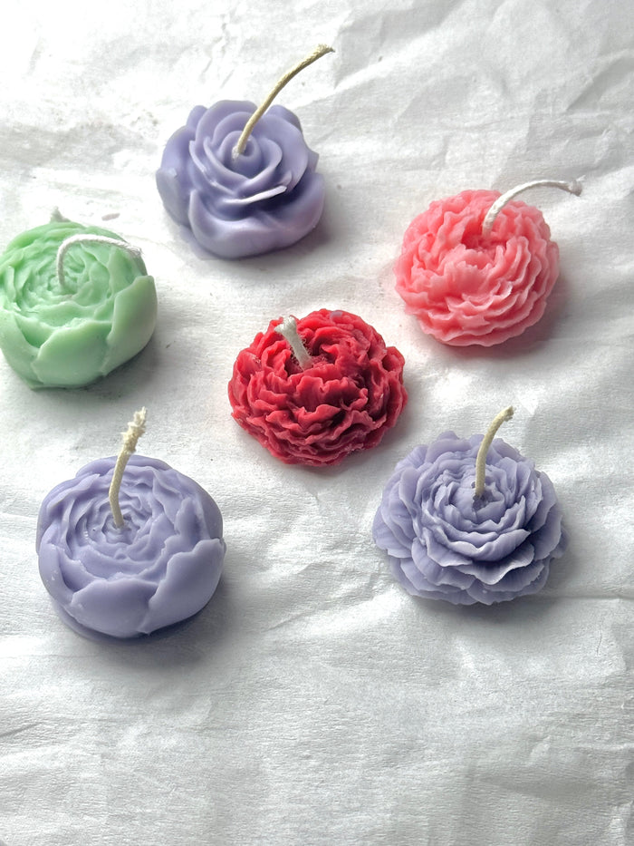 Mini flower candle