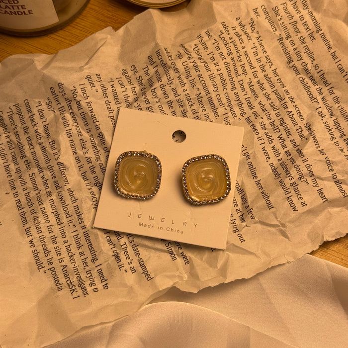 VINTAGE OFJ Square Earrings