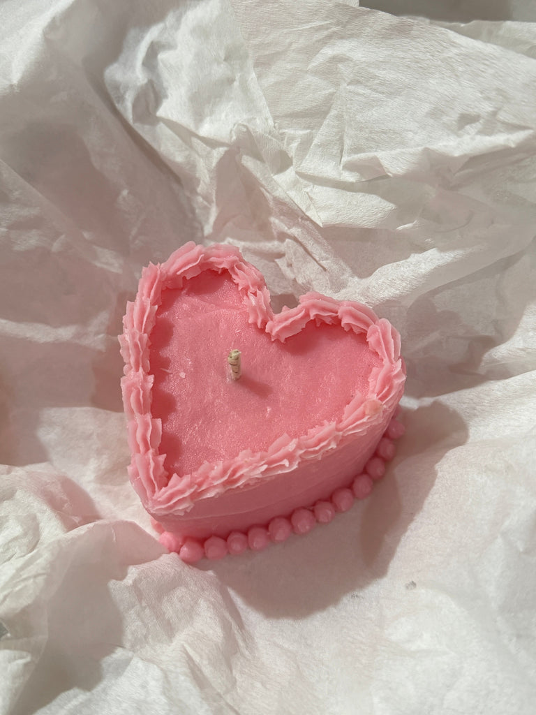 Heart Cake Candle🍰